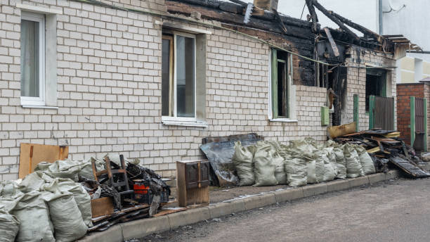 Professional Fire Damage Removal technician working in Redmond, WA